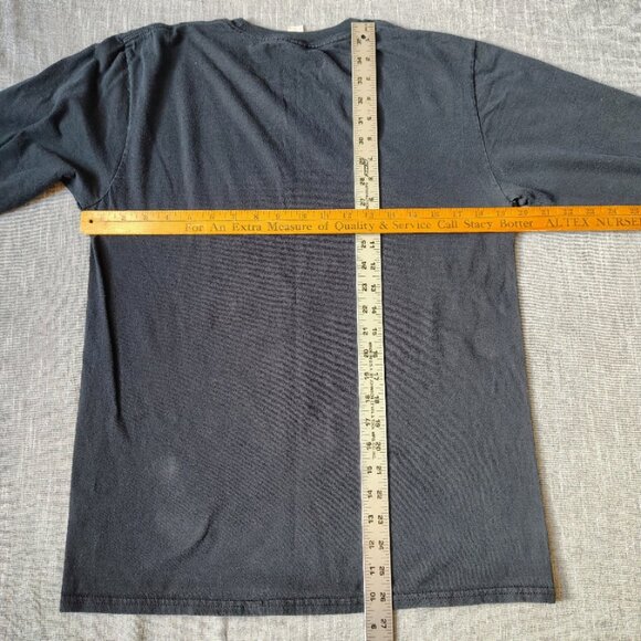 Teton Pass Ride With The Locals Shirt Size Medium Black Owl Chairlift - Picture 5 of 10